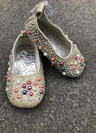 Туфельки пінетки для принцеси 11.5 см