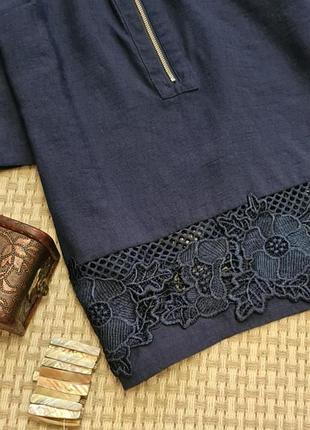 Натуральная блуза блузка с кружевом блуза кружевная