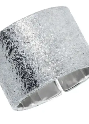 Безразмерное кольцо серебро 925
