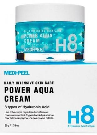 Інтенсивно зволожуючий капсульний крем medi peel power aqua cream