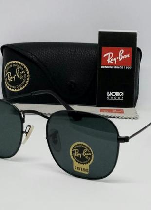 Ray ban frank 3857 окуляри унісекс чорні сонцезахисні лінзи скло