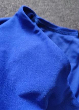 Синее длинное платье 2