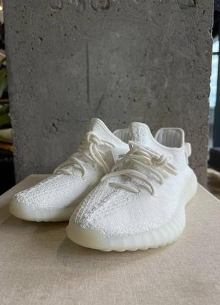 Кроссовки yeezy boost 350 v2 cream/triple white2 фото