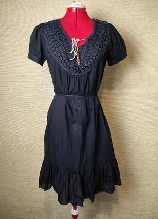 Легка сукня платье туніка з воланом4 фото