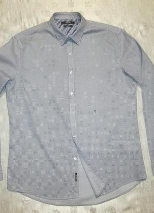 Мужская рубашка в принт replay р. xl как diesel lacoste gant