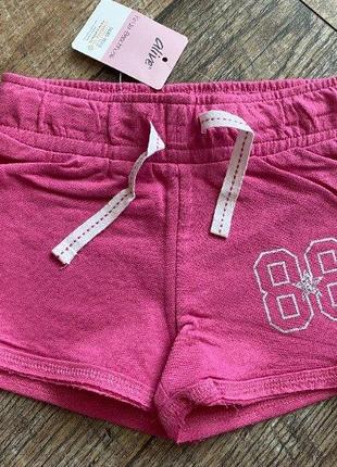 Классные хлопковые шорты на девочку alive германия