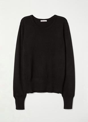 Чорний джемпер кофта светр свитер тонкий4 фото