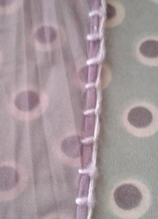 Треугольный сиреневый палантин косынка шарф шаль с кистями part two9 фото