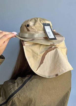 Тактическая панамка helikon-tex с регулятором с защитой шеи для зсу кепка бейсболка...