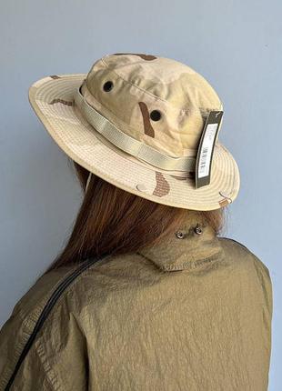 Тактическая панамка helikon-tex с регулятором с защитой шеи для зсу кепка бейсболка всу светлая камуфляжная военная6 фото