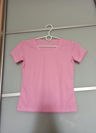 Жіноча рожева футболка з коротким рукавом. жіноча рожева нова нова