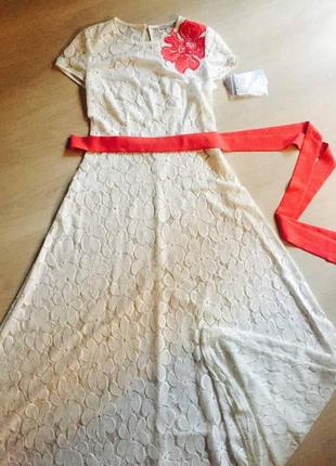 Великолепное  кружевное платье runella 1181 супер качество по скидке ,ниже себестоимости.3 фото