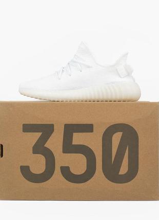 Кросівки літні білі adidas yeezy boost 350 v2 white, кроссовки летние 🌟