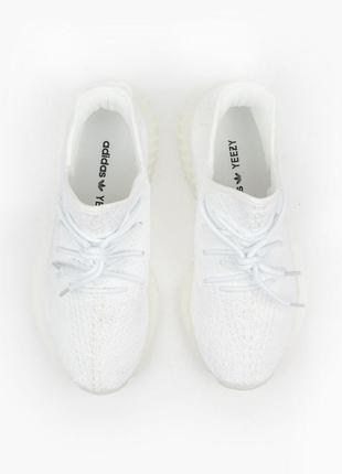 Кросівки літні білі adidas yeezy boost 350 v2 white, кроссовки летние 🌟5 фото