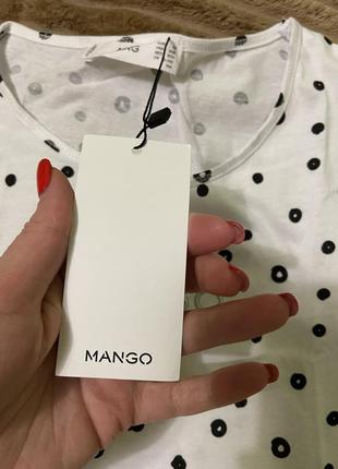 Футболка манго mango xs s жіноча4 фото