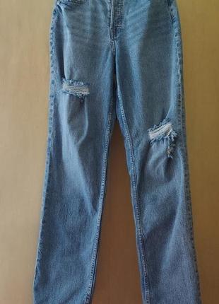 Высокие прямые джинсы штаны 90-х годов h&m5 фото