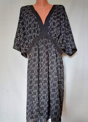 Шикарное статусное платье кимано issa london (размер 14-16)