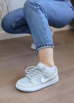 Кросівки sb dunk low grey кросівки4 фото