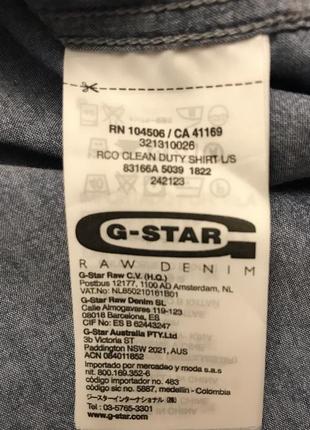 Нова чоловіча сорочка g-star raw (s)10 фото