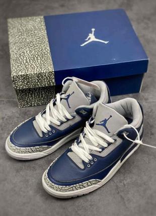 Кроссовки nike air jordan 3 retro georgetown оригинал ct8532 4012 фото