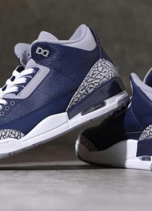 Кроссовки nike air jordan 3 retro georgetown оригинал ct8532 4018 фото