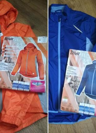 Бомбова куртка - вітровка crivit синього і оранжевого кольору,р. s/36-38, m/40-42