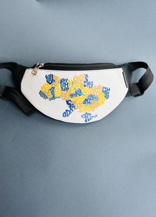 Бананка карта украины, сумка на пояс , барыжка , барсетка д