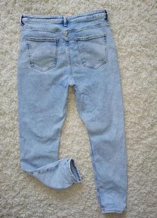 Стильные женские рваные джинсы момы new look 42 в очень хорошем состоянии4 фото