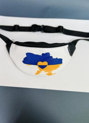 Бананака, сумка на пояс, карта украины , флаг украины, патриотическая5 фото