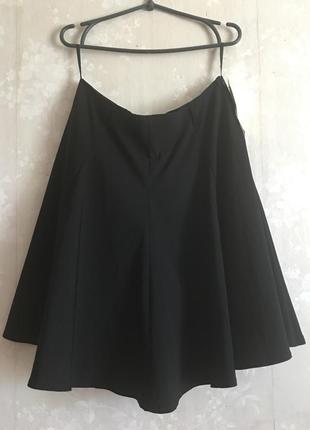 Чёрная офисная юбка