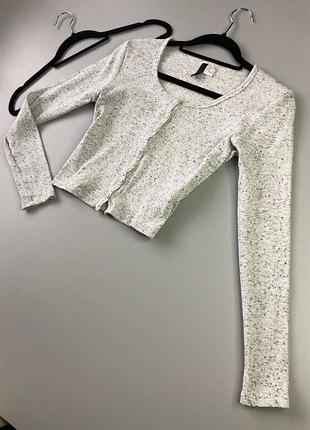 Топ кроп топ zara кофта укороченая 10