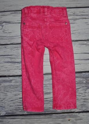 1 - 2 года 92 см обалденные фирменные штаны джинсы скини узкачи варенка7 фото