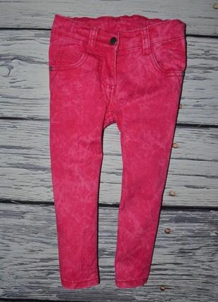 1 - 2 года 92 см обалденные фирменные штаны джинсы скини узкачи варенка3 фото