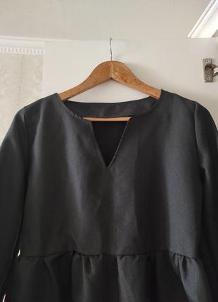 Чорне плаття літнє топове s m4 фото