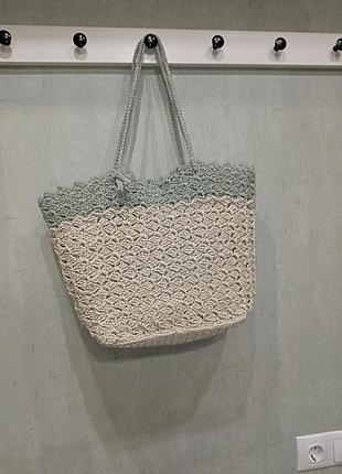 Сумка із рафії