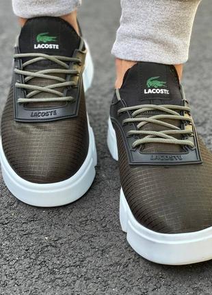 Чоловічі текстильні кросівки lacoste 🆕 кросівки лакоста