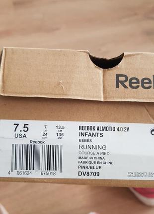 Фірмові кросівки reebok устілка 15,5 см5 фото