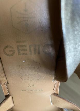 Босоножки сандалии кожаные новые gemo 39 размер7 фото