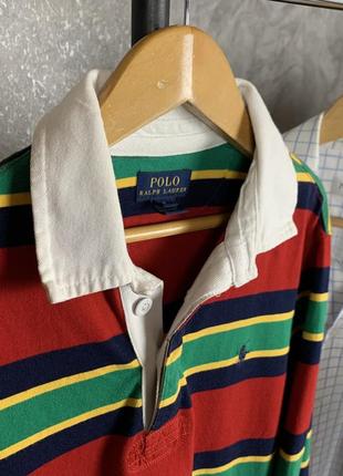 Лонгслів-поло підлітковий polo ralph lauren6 фото