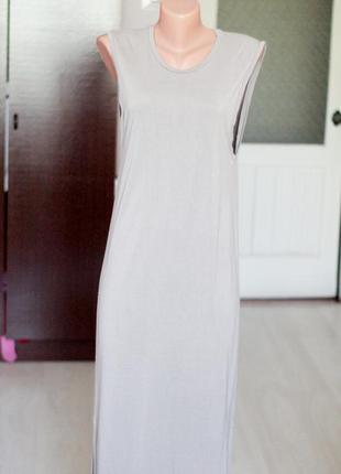 Платье майка на каждый день простое h&m 10 38 m размер длинный сарафан3 фото