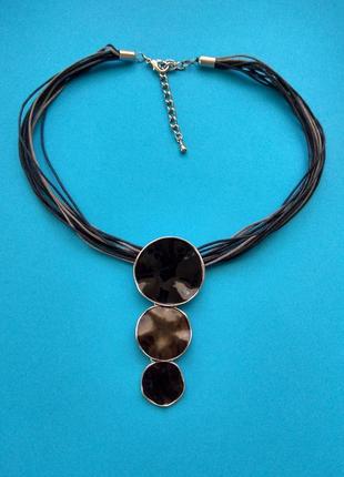 Колье,украшение на шею в стиле арт-модерн с эмалью англия