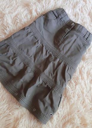 Классная качественная джинсовая юбка от palomino1 фото