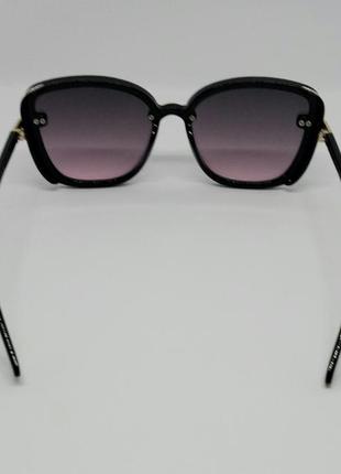 Jimmy choo модні жіночі сонцезахисні окуляри сіро бузковий градієнт4 фото