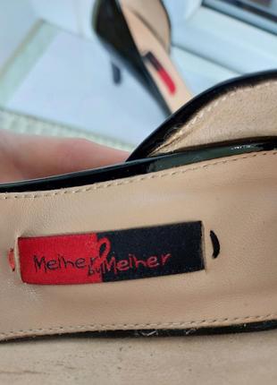 Туфли кожаные брендовые лаковые meiher (надежда мейхер)9 фото