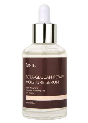 Зволожуюча сироватка з бета-глюканом iunik beta glucan power moisture serum1 фото