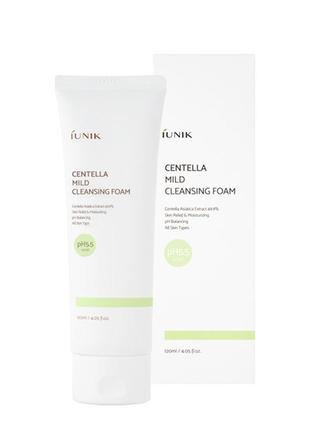 М'яка пінка з центеллой iunik centella mild cleansing foam