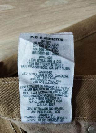 Джинсы оригинал levi's 501 méxico размер w36 l 30, новые6 фото