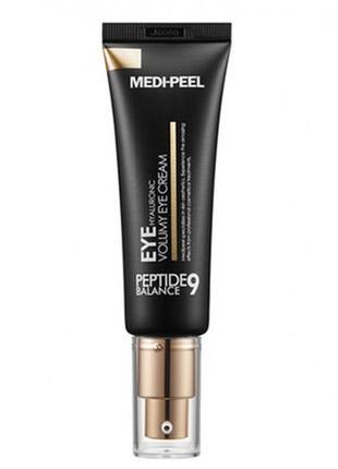 Омолоджуючий пептидний крем для повік medi-peel peptide 9 hyaluronic volumy eye cream1 фото