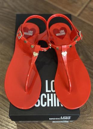 Босоножки love moschino, оригинал, 37-38 р.