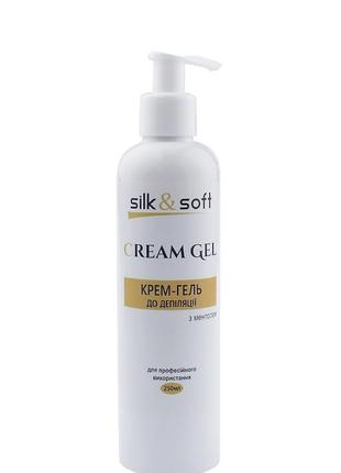 Крем-гель до депиляции silk soft с ментолом, 250 мл2 фото